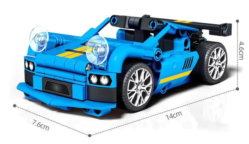 bộ lắp ráp Siêu xe đua SEMBO 7007 kích thước mô hình 1:24 cho bé trai 6 tuổi giá tốt