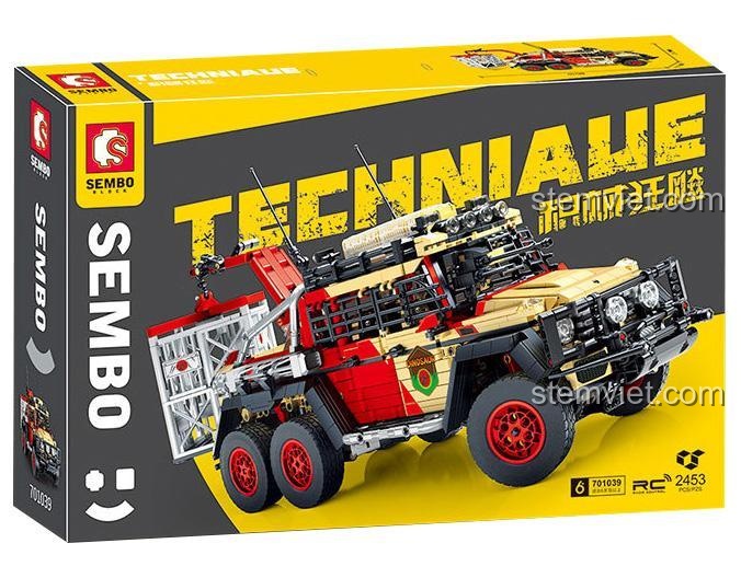 Hộp bộ lắp ghép SEMBO 701039 Xe Off-road Điều Khiển Từ Xa, có thể lắp 2 kiểu, dành cho bé trai 6 tuổi, giá tiết kiệm.