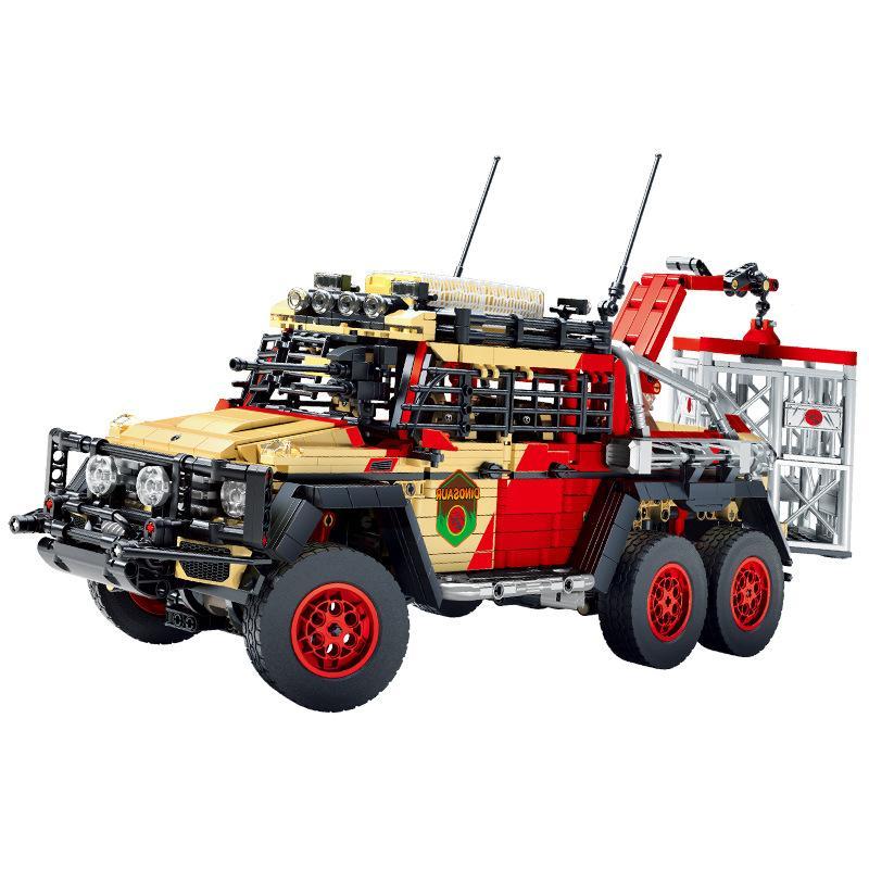 Bộ đồ chơi lắp ráp SEMBO 701039 Xe Địa Hình Sáu Bánh Thợ Săn Khủng Long Điều Khiển Từ Xa, hơn 2400 chi tiết, phù hợp bé trai 6 tuổi, chất lượng cao, giá tốt.