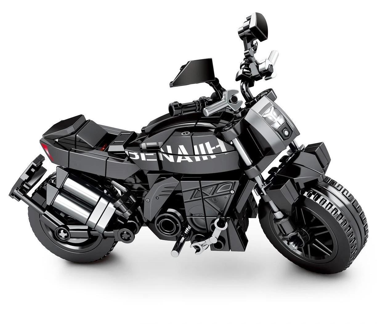 Bộ lắp ráp Xe Mô tô Benelli 502C SEMBO 701129 chi tiết tinh xảo, đồ chơi mô hình cho bé trai 6 tuổi, giá tốt.