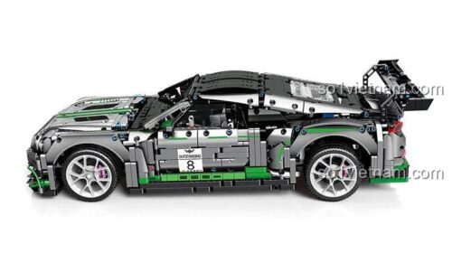 Đồ chơi mô hình SEMBO Xe Đua Bentley Continental GT3-R nhìn từ bên hông, chi tiết tinh xảo, dành cho bé trai 6 tuổi trở lên, giá tiết kiệm.