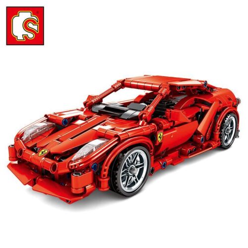 Bộ lắp ráp siêu xe Ferrari 458 SEMBO 701501 cho bé trai 6 tuổi, giá rẻ, thiết kế Technic.