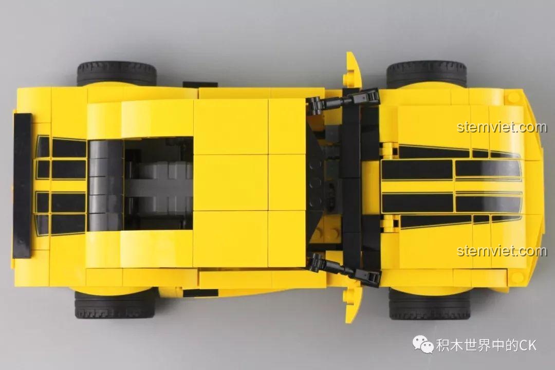 Góc nhìn tổng thể của đồ chơi mô hình Xe Chevrolet Camaro đã hoàn thiện.