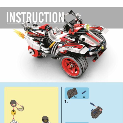 Sách Hướng Dẫn Lắp Ráp Mô Tô Ba Bánh Bombardier Spyder SEMBO 701700, Hướng dẫn lắp ráp SEMBO 701700 Mô tô Ba Bánh Bombardier Spyder PDF gốc chất lượng cao