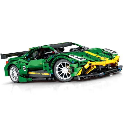 bộ lắp ráp Siêu Xe Yêu Tinh Xanh SEMBO 701921 cho bé trai 6 tuổi, mô hình xe đua Brabham giá rẻ