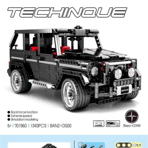 Xe SUV Mercedes-Benz G500 SEMBO 701960 hướng dẫn lắp ghép SEMBO 701960 Mercedes-Benz G500