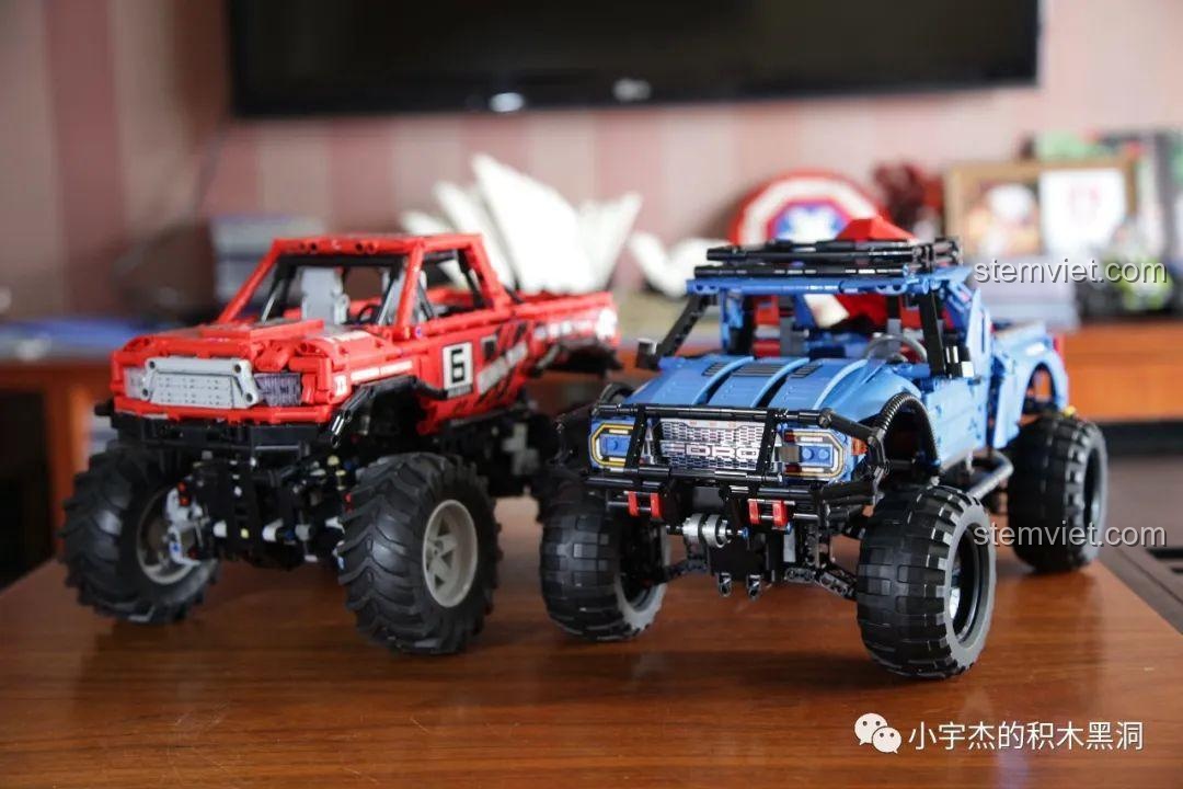Mô hình SEMBO 701990 Ford F-150 Raptor đã hoàn thiện, sẵn sàng trưng bày.