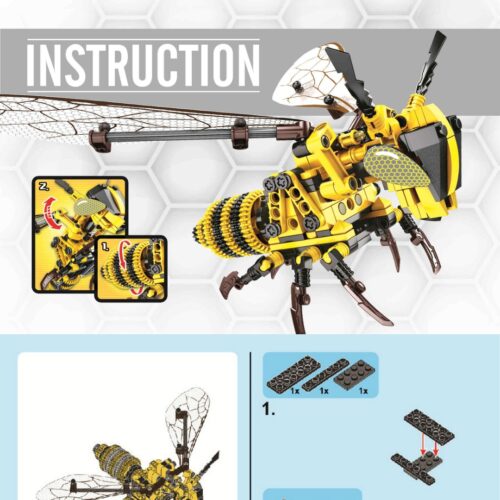 Ong Mật Cơ Khí Sembo 703200 hướng dẫn lắp ghép Sembo 703 200 Ong Mật Cơ Khí PDF gốc chất lượng cao