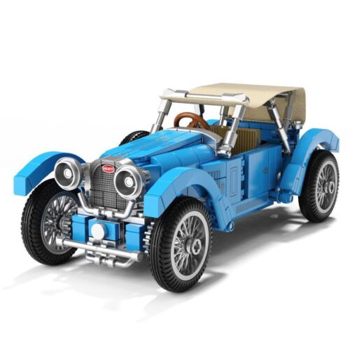 Mô hình đồ chơi lắp ráp xe cổ Bugatti T38A SEMBO 705600 màu xanh dương, một lựa chọn giá tốt cho bé trai 6 tuổi.