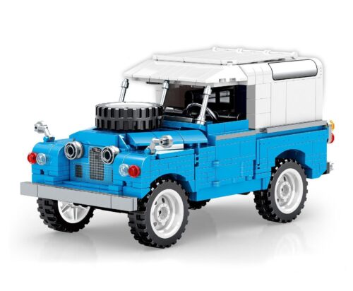 SEMBO 705808 Xe Land Rover IIA màu xanh trắng