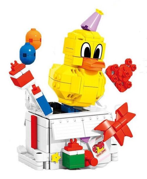 Bộ đồ chơi Vịt Vàng Pancoat Loa Thông Minh SEMBO 708993C, đồ chơi lắp ráp loa thông minh cho bé trai bé gái 6 tuổi, giá tốt, âm thanh sống động.