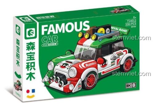 Hộp đồ chơi lắp ráp SEMBO 714012 Xe Đua Carnival Band, bộ lắp ghép 330 mảnh chất lượng cao