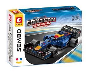 Hộp sản phẩm bộ lắp ghép Xe Đua Công Thức 1 SEMBO 714354, đồ chơi mô hình cho bé trai 6 tuổi, giá rẻ.