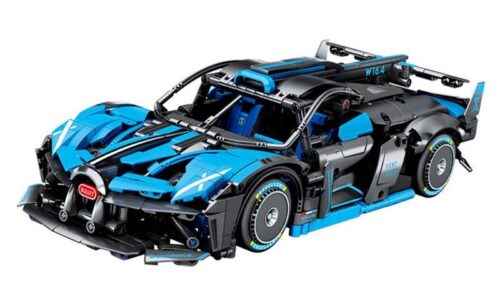 Mô hình Bugatti Bolide SEMBO 715000 tỉ lệ 1:14, đồ chơi lắp ráp siêu xe tốc độ cho bé trai 6 tuổi, chất lượng cao, giá tốt