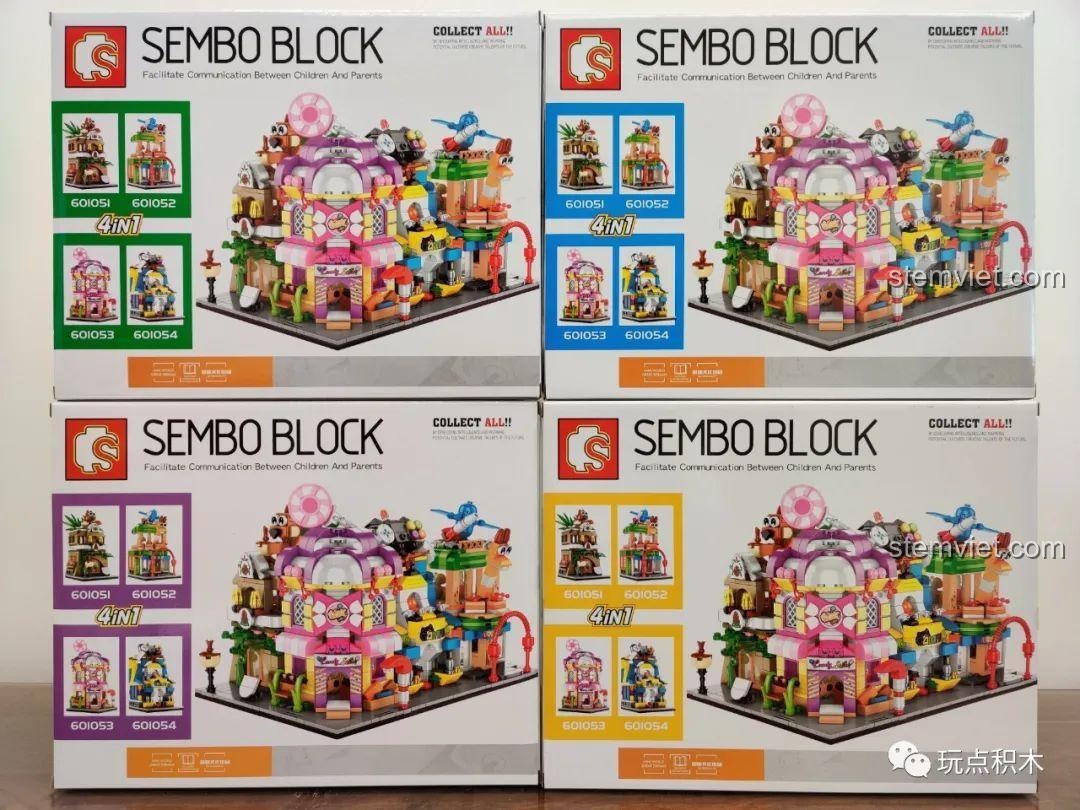 Hộp đồ chơi mô hình Cửa hàng mini Sembo Block 601054, bộ lắp ghép Máy chơi game, phù hợp bé 6 tuổi, tiết kiệm.