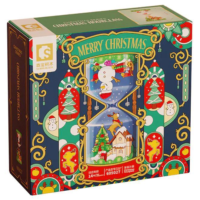 Hộp sản phẩm SEMBO BLOCK 605027 Đồng hồ cát Giáng Sinh
