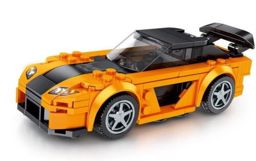 Đồ chơi mô hình Sembo Block 607047 Xe Đua Mazda RX7, thiết kế thể thao, chất lượng cao cho bé trai 6 tuổi.