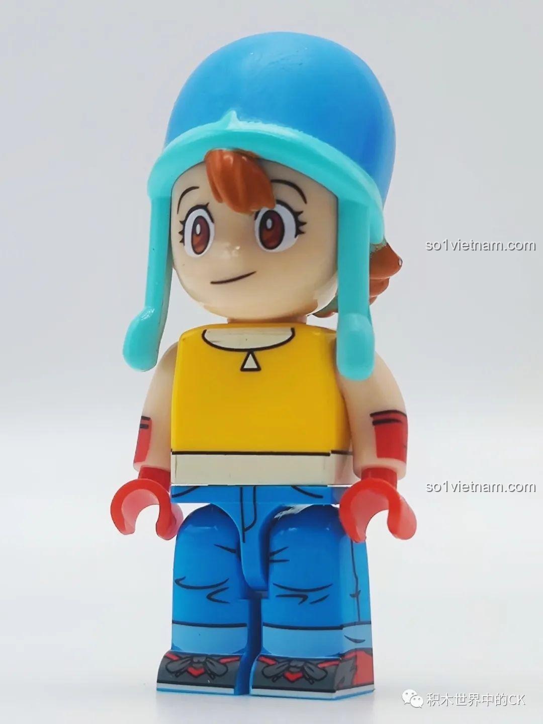 Minifigure Taichi Yagami của bộ lắp ráp SEMBO BLOCK 609317 Garudamon nhìn từ cạnh