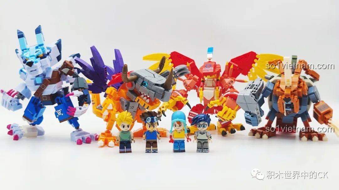 Tất cả mô hình Digimon hoàn thiện SEMBO BLOCK