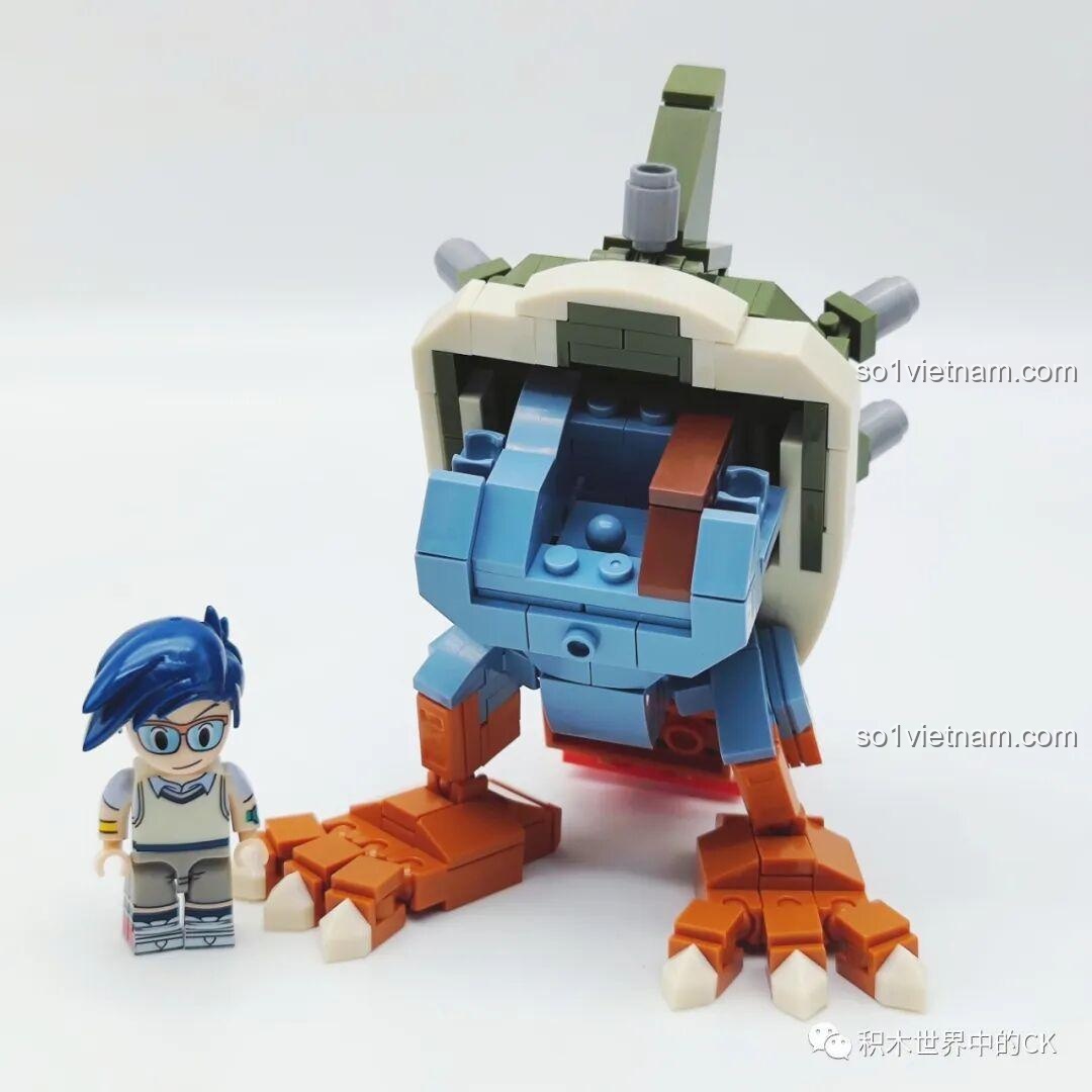 Mô hình Máy Khủng Long (Greymon) Digimon tạo dáng SEMBO BLOCK 609319