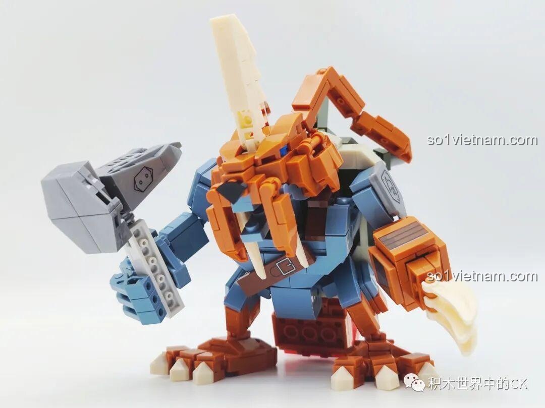 Hộp bộ lắp ghép SEMBO BLOCK 609320 Zudomon Digimon