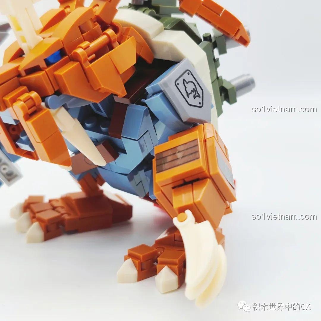 Mô hình Zudomon Digimon tạo dáng SEMBO BLOCK 609320