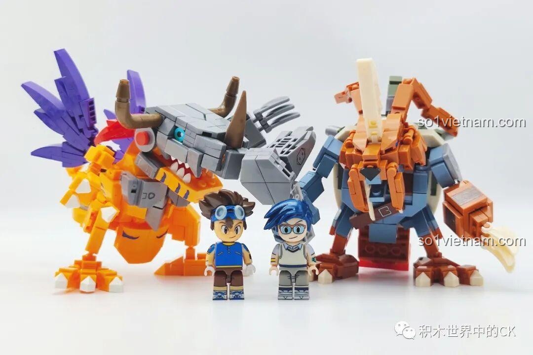 Mô hình Zudomon Digimon tạo dáng SEMBO BLOCK 609320