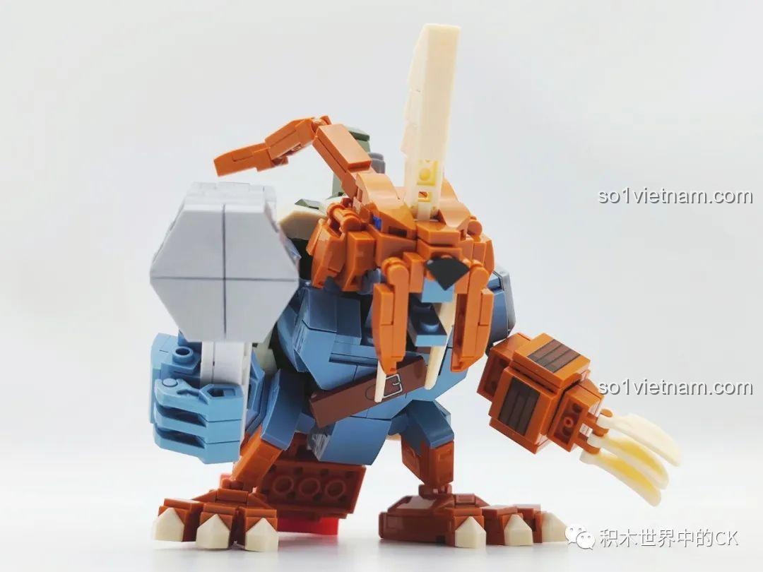 Minifigure nhân vật Digimon bộ lắp ghép SEMBO BLOCK 609320 Zudomon