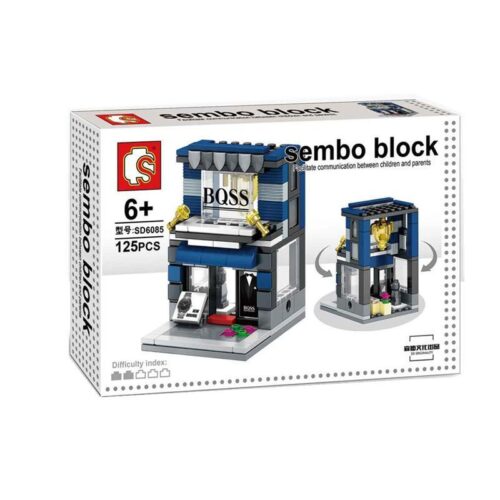 Bộ lắp ghép Sembo Block SD6085 Cửa hàng BOSS Mini 125 mảnh ghép, đồ chơi mô hình cho bé gái 6 tuổi, giá tốt