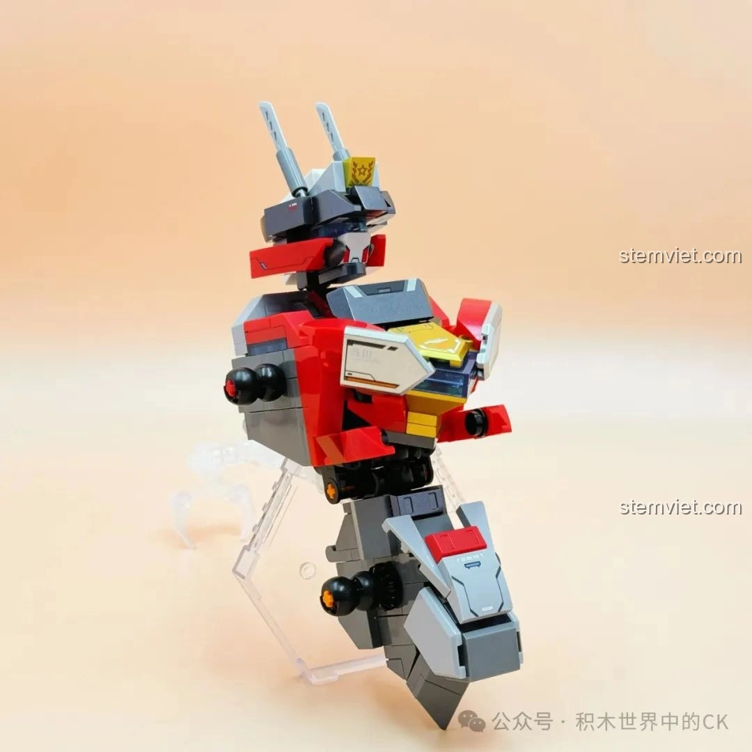 Các bộ phận bàn chân của robot Sembo 055-百川之戟 208042, với thiết kế chắc chắn và chi tiết bánh xe.