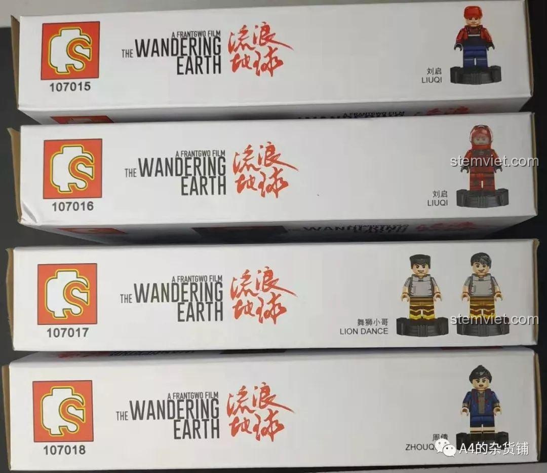 Bộ lắp ráp SEMBO Lưu Lạc Địa Cầu Thành Phố Ngầm phần 2, gồm 4 hộp nhỏ 107015, 107016, 107017, 107018.