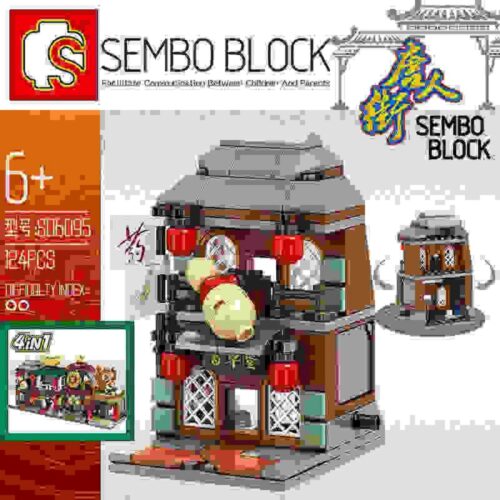 Tiệm thuốc Bách Thảo Đường Phố Tàu Sembo SD6095 hướng dẫn lắp ráp Sembo 6095 Tiệm thuốc Bách Thảo Đường Phố Tàu