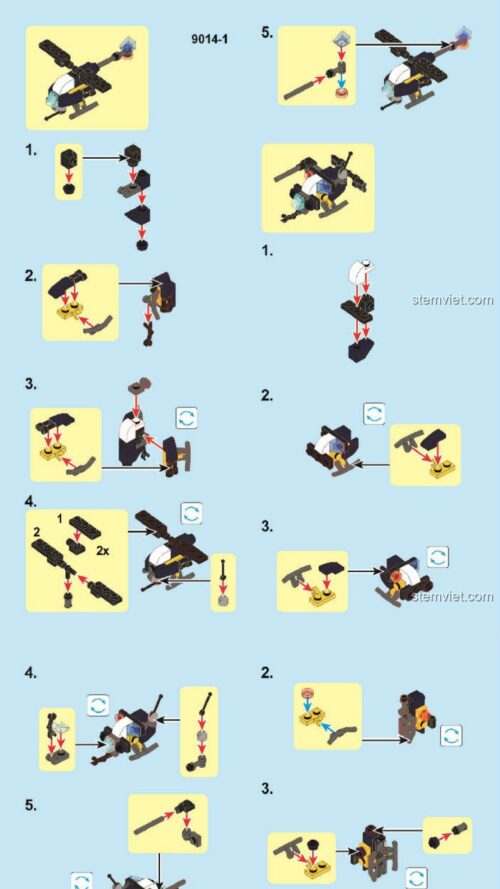 Đội Cứu Hộ SEMBO SD9014 sách SEMBO SD 9014 Mô Hình Cứu Hộ