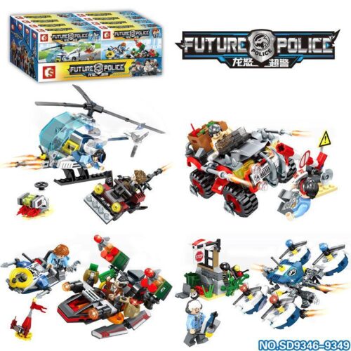 SEMBO SD9348 Xe địa hình Cảnh sát Tương lai, bộ lắp ráp SEMBO Future Police, đồ chơi mô hình SEMBO, đồ chơi cho bé trai 6 tuổi, đồ chơi giáo dục STEM, đồ chơi sáng tạo, đồ chơi lắp ráp SEMBO, đồ chơi SEMBO giá tốt