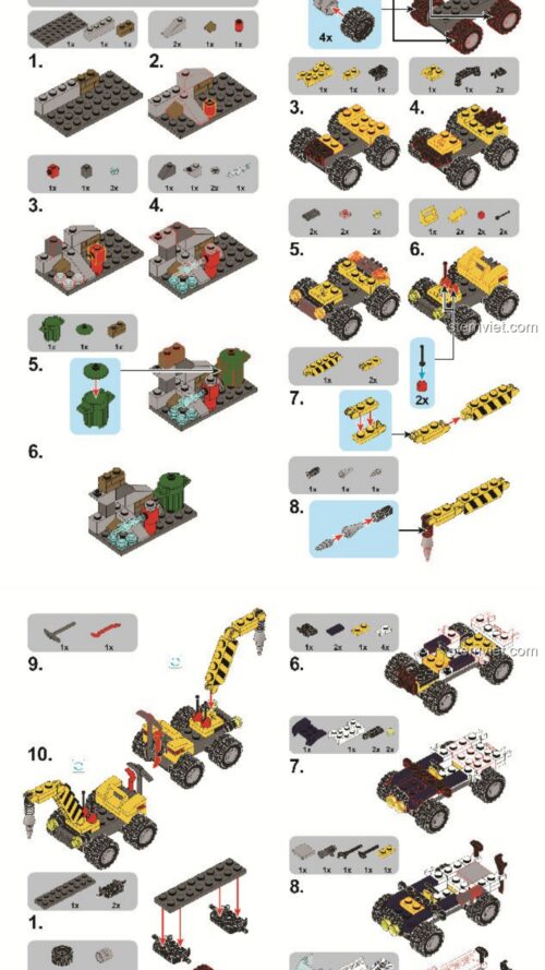 Trực thăng cứu hộ SEMBO SD9351 sách lắp ghép SEMBO 9351 Trực Thăng Cứu Hộ Bờ Biển