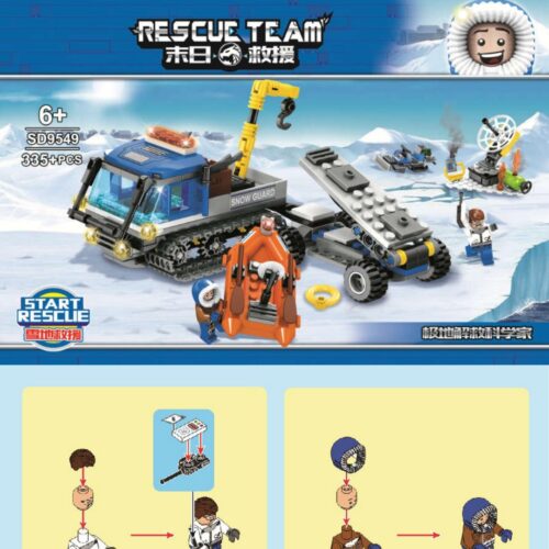 Bộ Lắp Ráp Cứu Hộ Cực Địa SEMBO SD9549 PDF gốc chất lượng cao hướng dẫn lắp ghép SEMBO SD 9549 Nhà khoa học cực địa