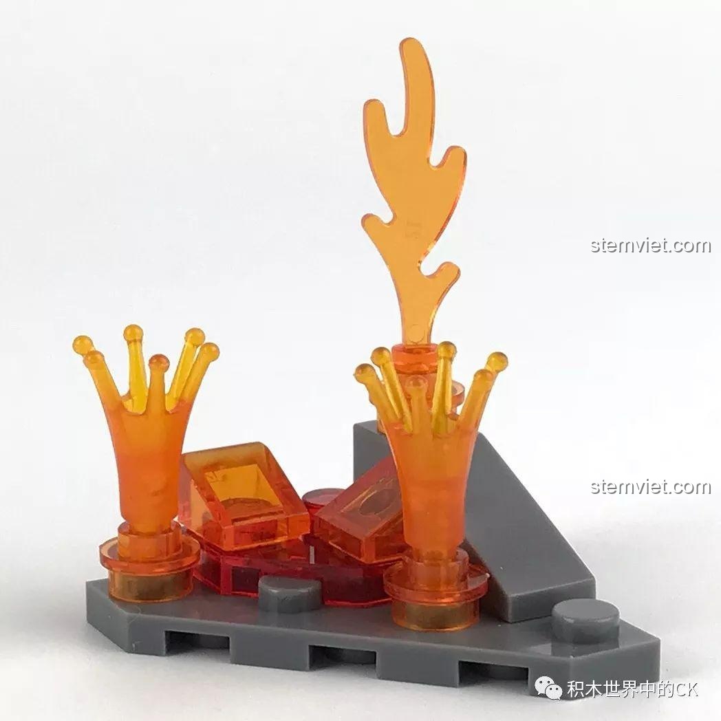 Mô hình Xe Cứu Hộ Núi Lửa SEMBO SD9550 nhìn từ bên hông, đồ chơi lắp ráp cho bé trai 6-12 tuổi