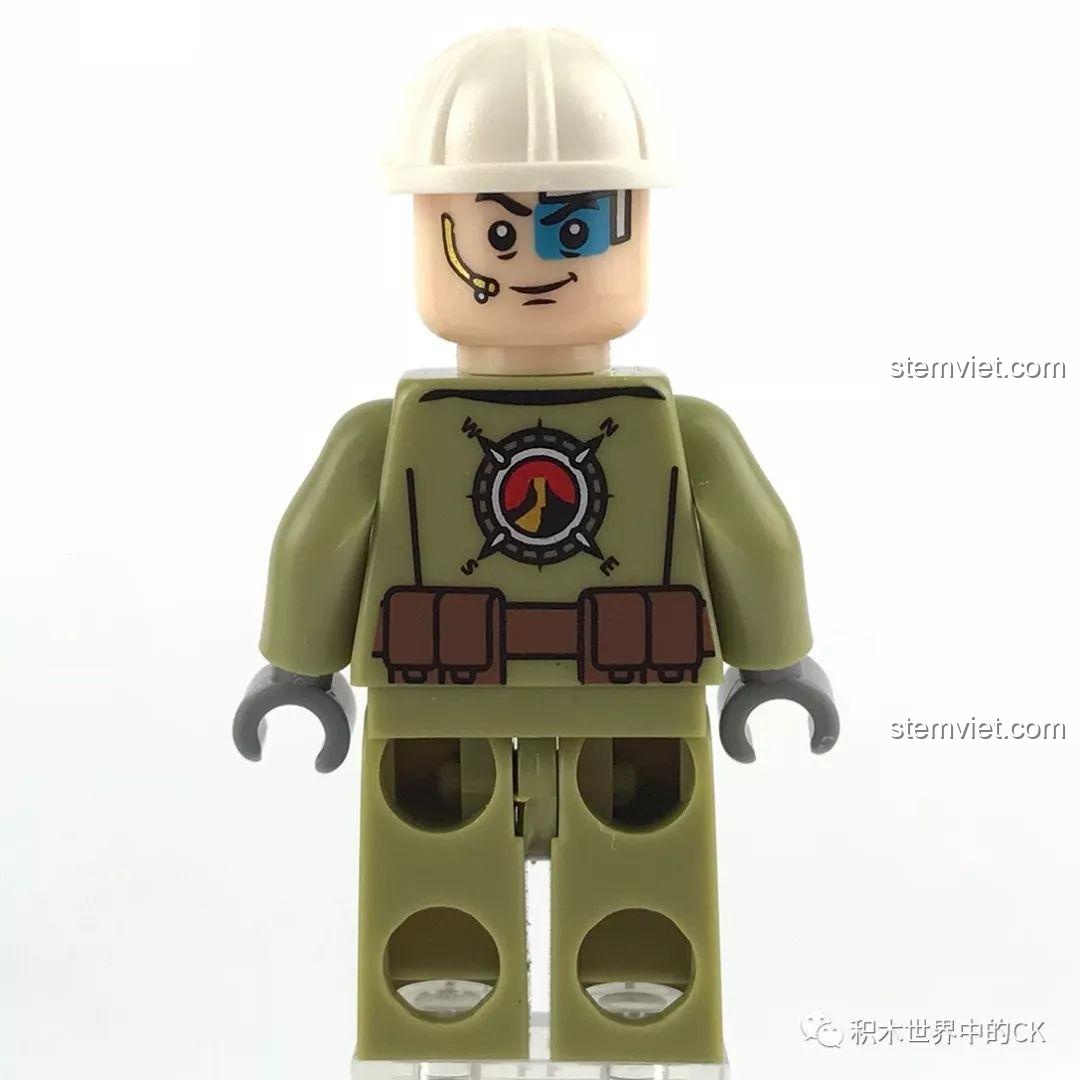 Minifigure Nhiếp ảnh gia của bộ đồ chơi lắp ráp Xe Cứu Hộ Núi Lửa SEMBO SD9550