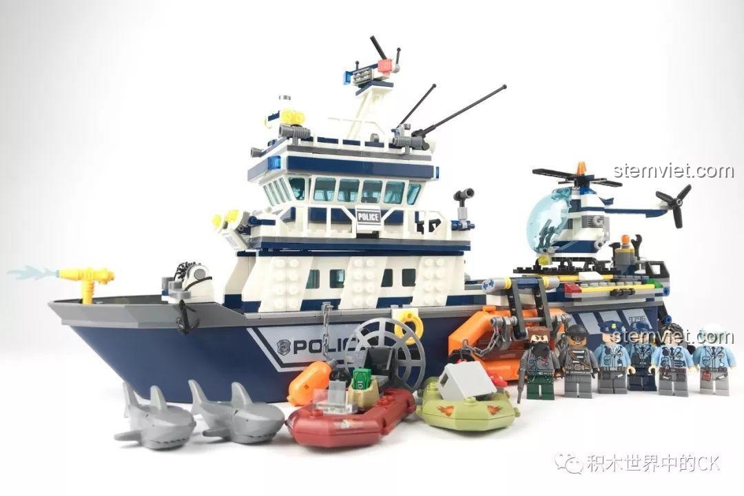 Hình ảnh tàu Hải tuần 0611 thực tế, một nguồn cảm hứng cho thiết kế Tàu Tuần Tra Cảnh Sát SD9796.