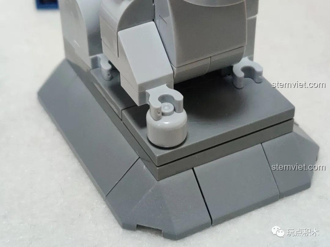 Linh kiện đặc biệt bộ đồ chơi Sembo, giống đầu minifigure thu nhỏ, đồ chơi mô hình sáng tạo, cho bé 6 tuổi.