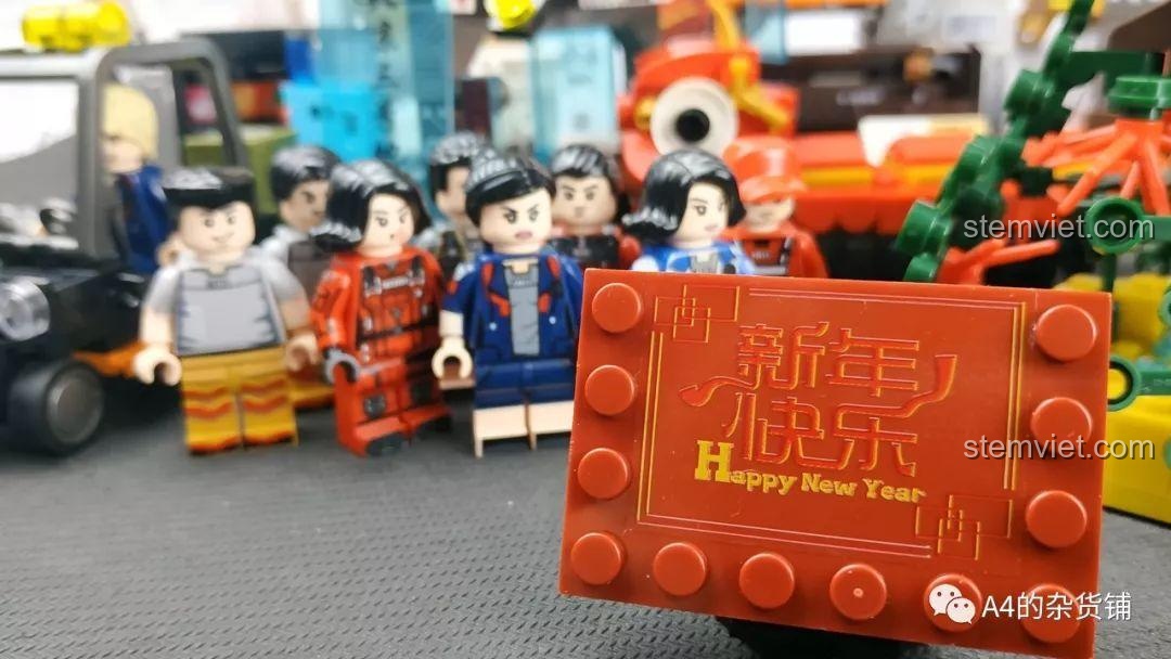 Toàn cảnh mô hình Thành Phố Ngầm Lưu Lạc Địa Cầu SEMBO được lắp ráp hoàn chỉnh, nhìn từ một góc khác.