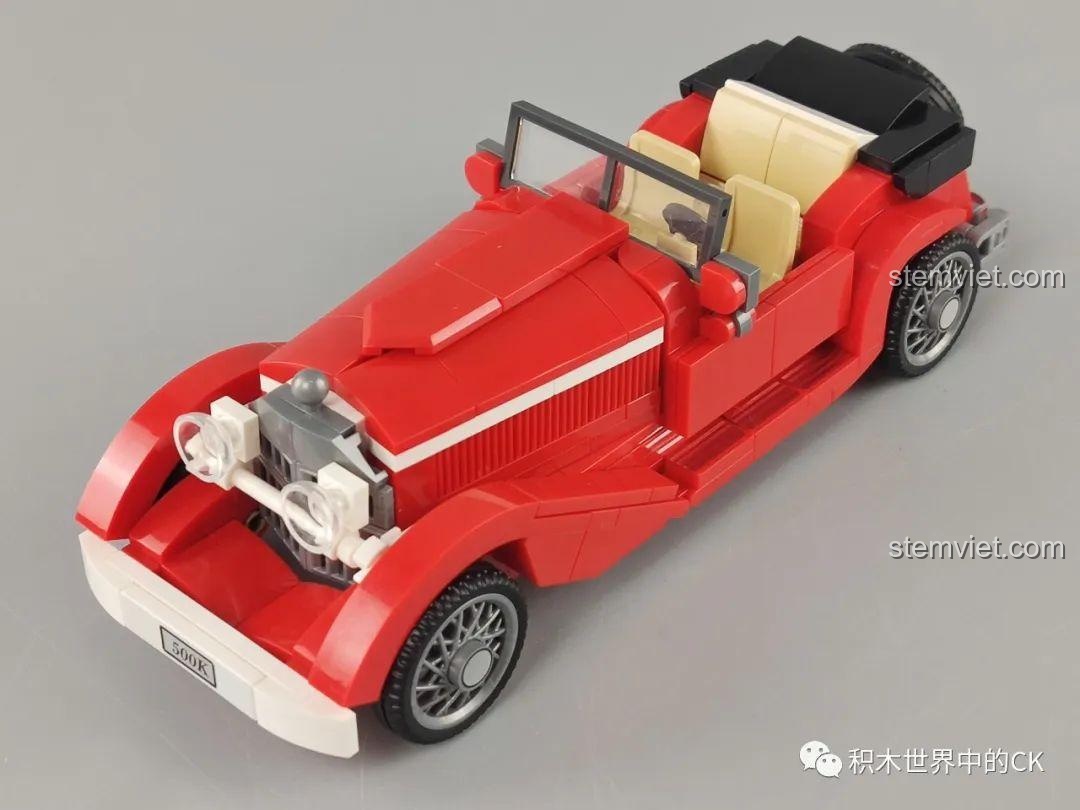 Chi tiết nội thất của mô hình đồ chơi lắp ráp SEMBO 607403 màu trắng.