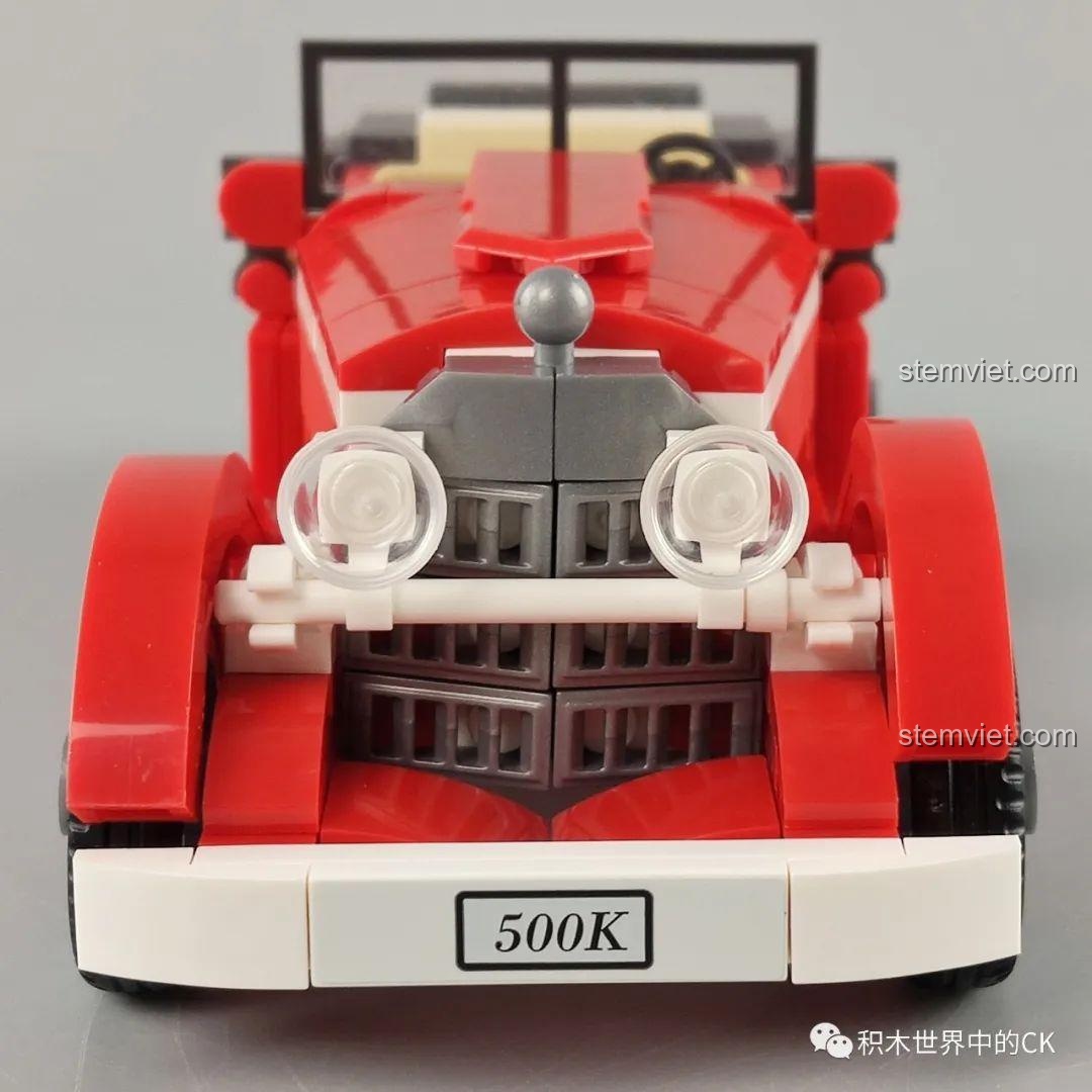 Mô hình hoàn chỉnh của đồ chơi lắp ráp SEMBO 607403 màu trắng, thiết kế thanh lịch.