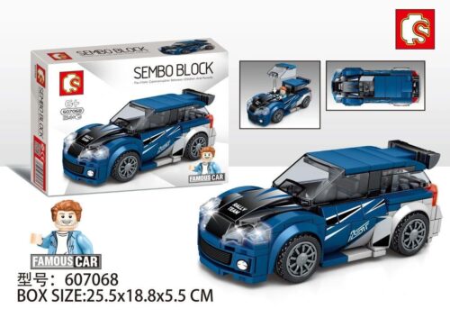 SEMBO BLOCK 607068 Xe Rally Đua Subaru STI Lắp Ghép Tương thích LEGO® 214 Mảnh