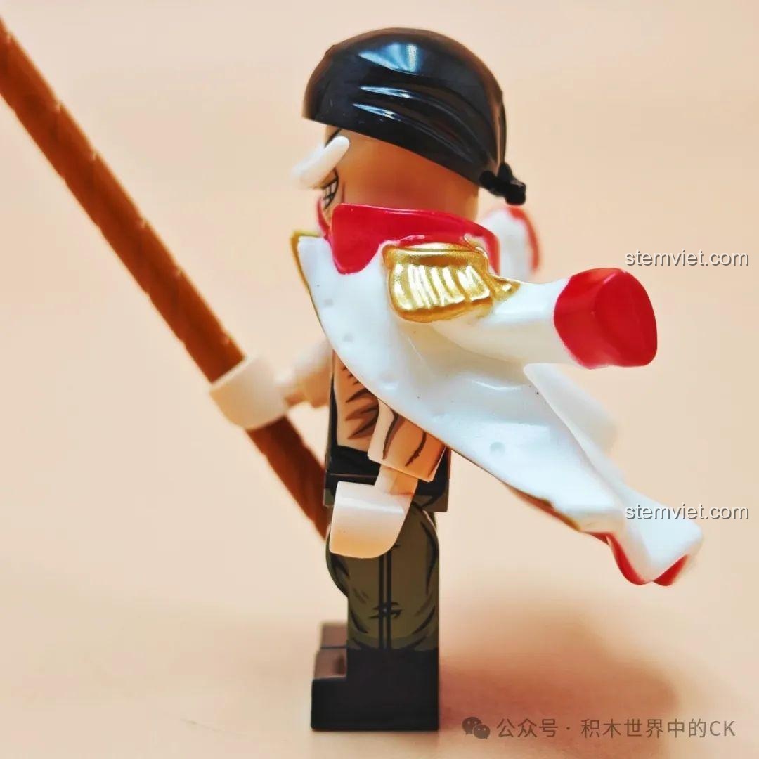 Hình ảnh minh họa Shanks Tóc Đỏ trong One Piece, với thanh kiếm và áo choàng.