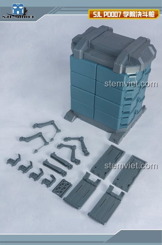 SJL MODEL SJL P0007 Học Cảnh Đấu Chiến Căn Cứ Chiến Đấu Bộ Đồ Chơi Lắp Ráp Cho Bé Trai 8 Tuổi