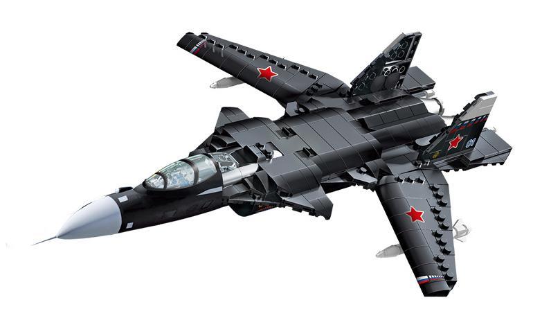 Máy bay chiến đấu Su-47 Golden Eagle bộ lắp ghép Sluban 88003, máy bay chiến đấu Su-47, máy bay chiến đấu, đồ chơi mô hình quân sự, đồ chơi lắp ráp, đồ chơi giáo dục, quà tặng cho bé trai 8 tuổi, quà tặng sinh nhật, quà tặng Giáng Sinh, quà tặng Tết