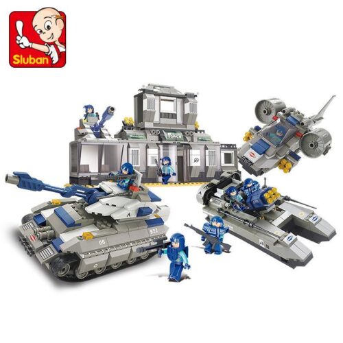 Sluban M38-B0211 Đặc nhiệm: Trụ sở Đặc cảnh - Bộ đồ chơi lắp ghép quân sự