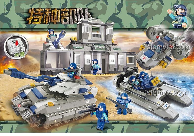 Sluban M38-B0211 Đặc nhiệm: Trụ sở Đặc cảnh - Hình ảnh minh họa