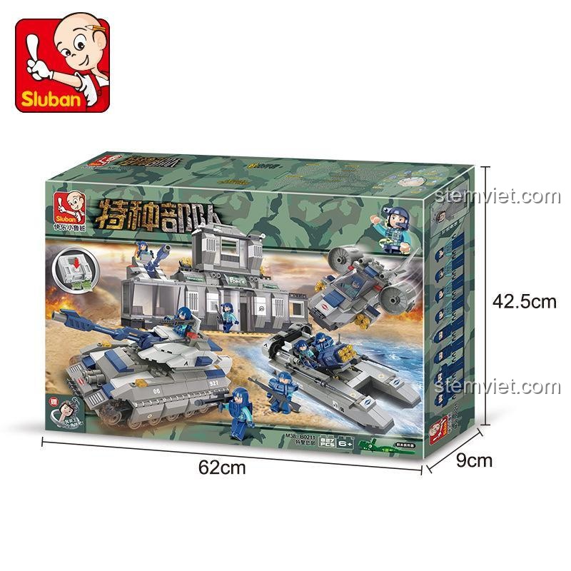 Sluban M38-B0211 Đặc nhiệm: Trụ sở Đặc cảnh - Tổng quan sản phẩm